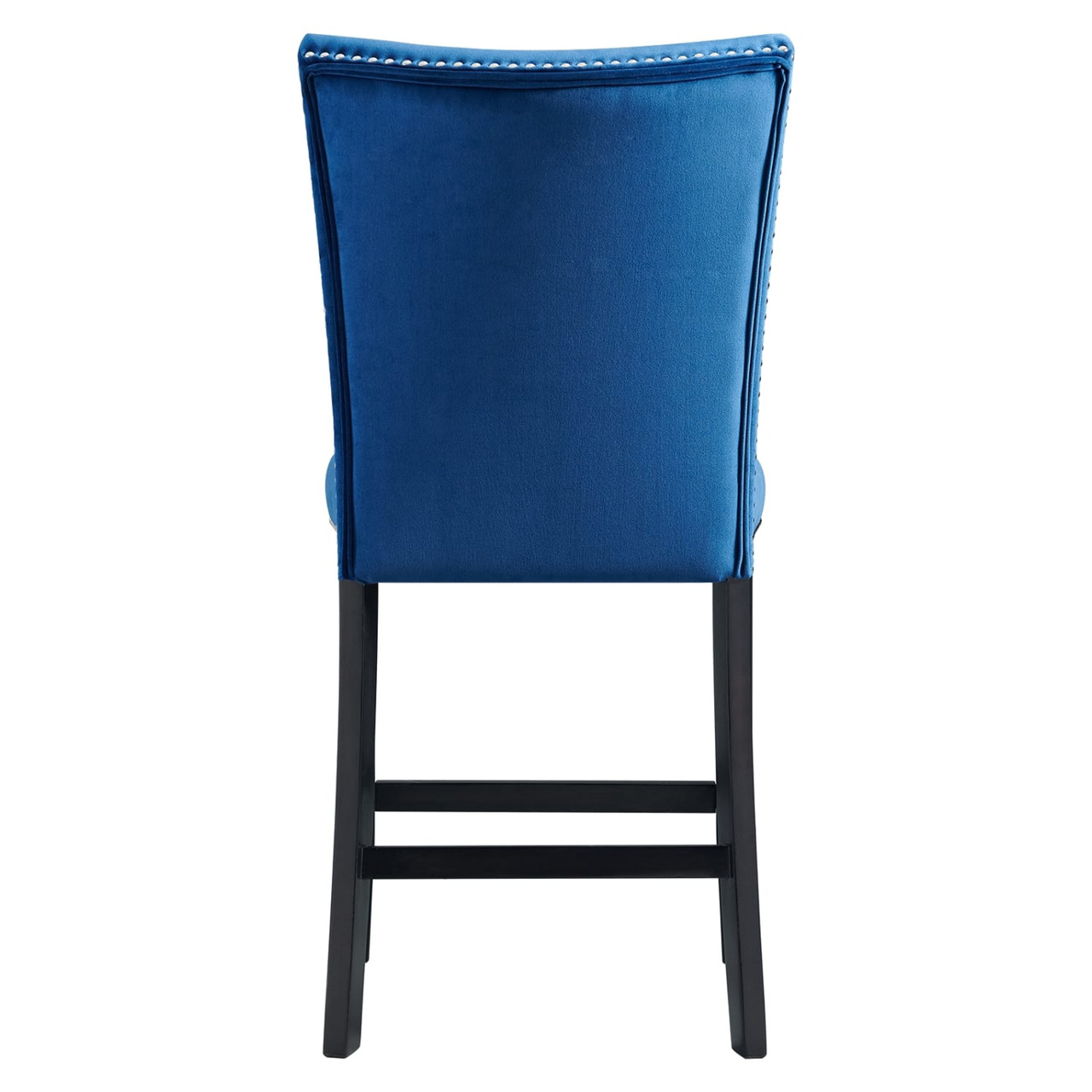 Milan Blue Velvet Side Chair