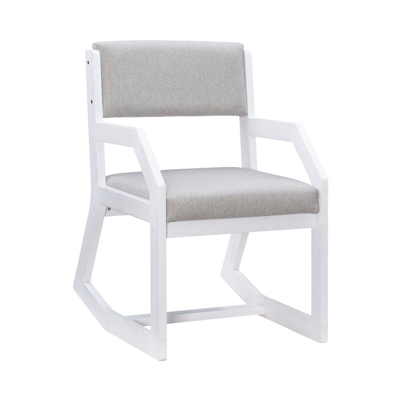 Divanna 2 Position Sled Base Chair White