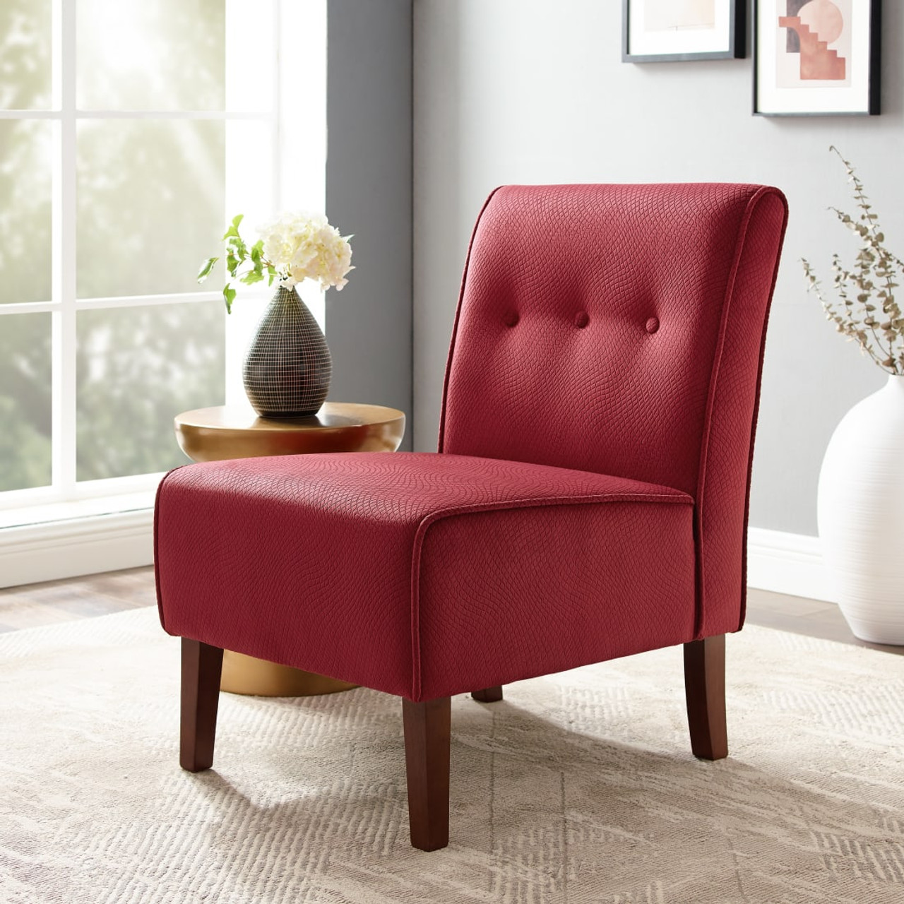 Collidge Accent Chair Red