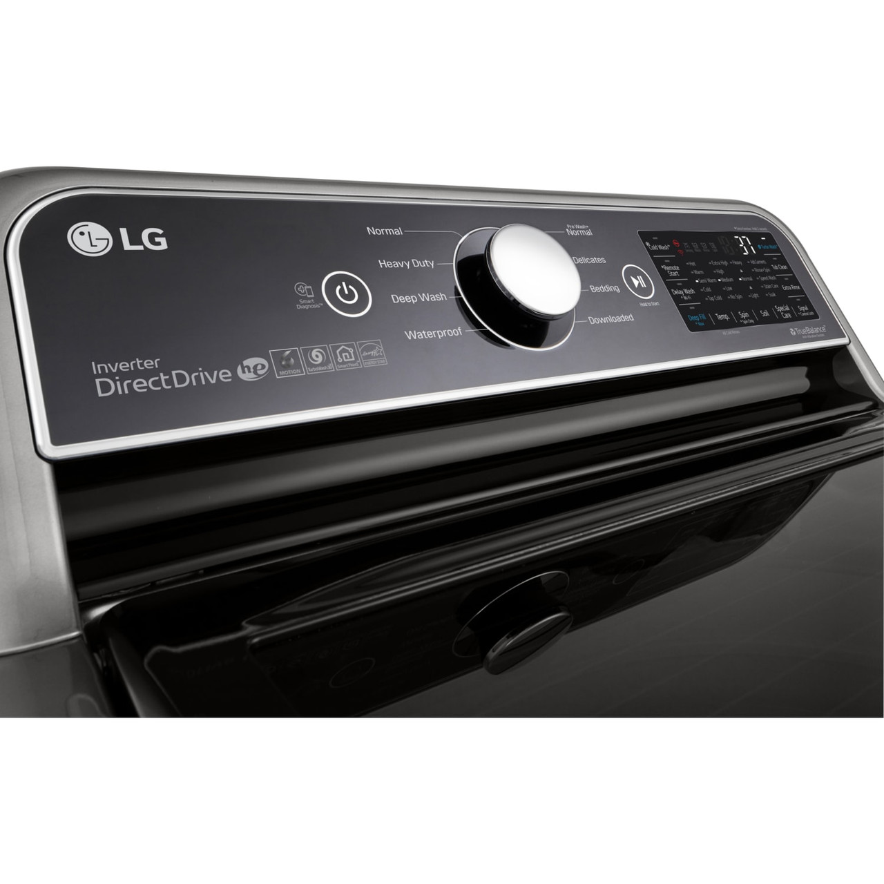 LG 4.8 Cu. Ft. High-Efficiency Top Load Washer with 4-Way Agitator Graphite  Steel WT7305CV - Best Buy