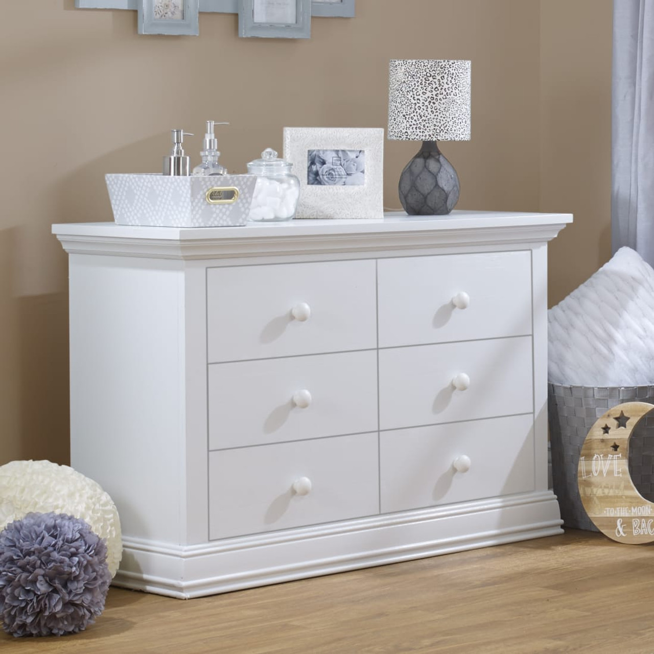 Sorelle Paxton Double Dresser - White