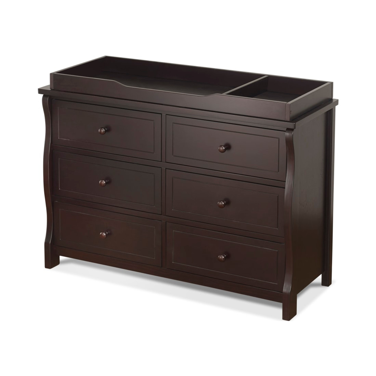 Sorelle Topper for Double Dresser - Esspresso