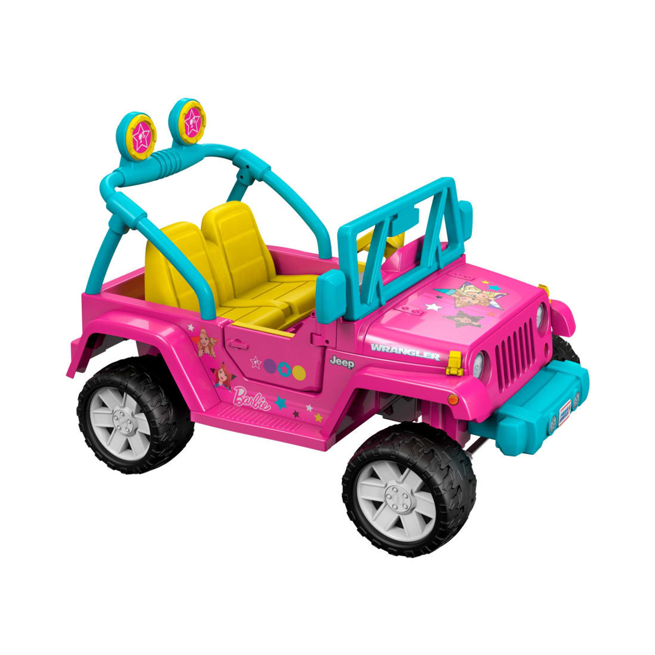 Power Wheels Barbie Jeep Wrangler 12V Ride On Vehicle | Conns HomePlus