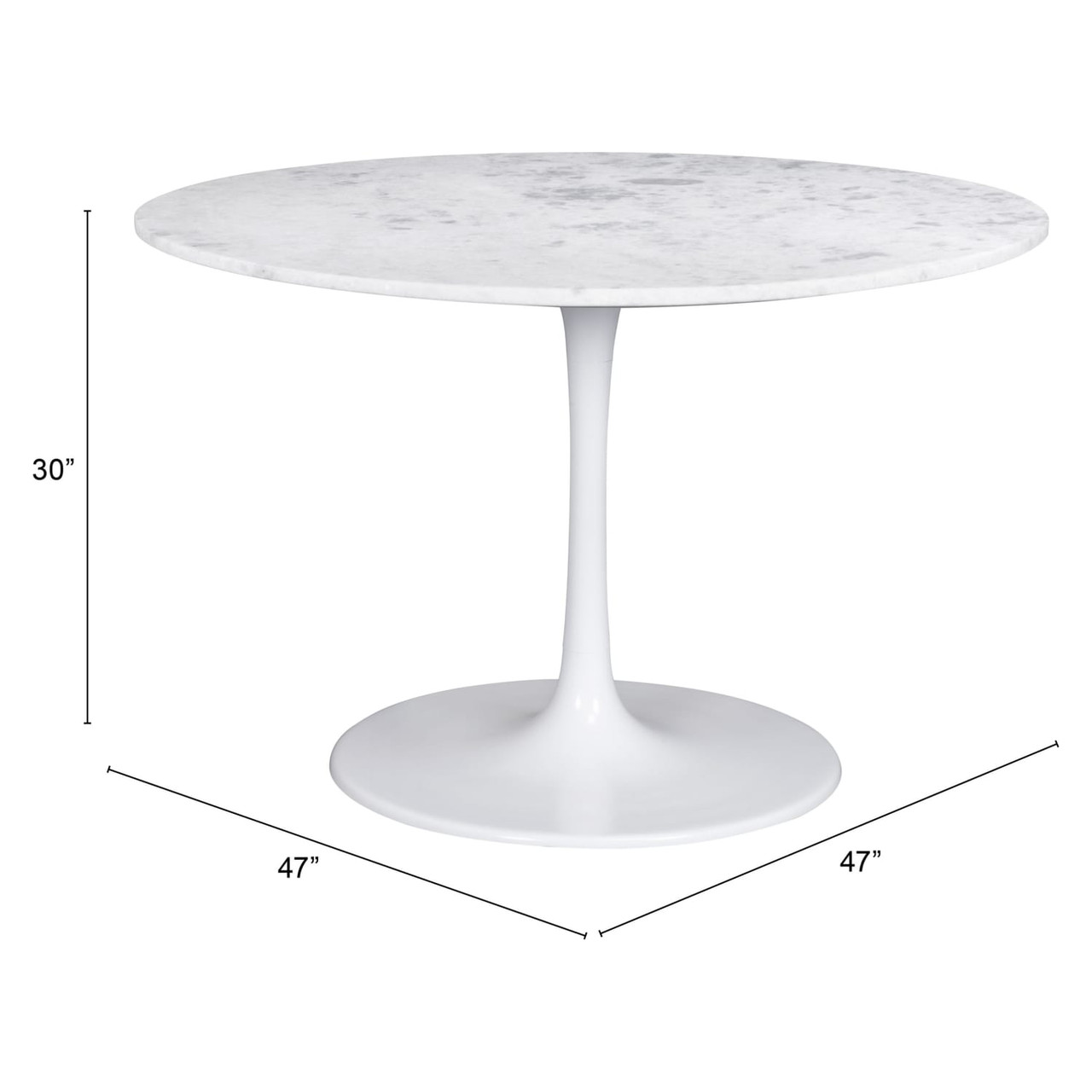 Phoenix Dining Table White