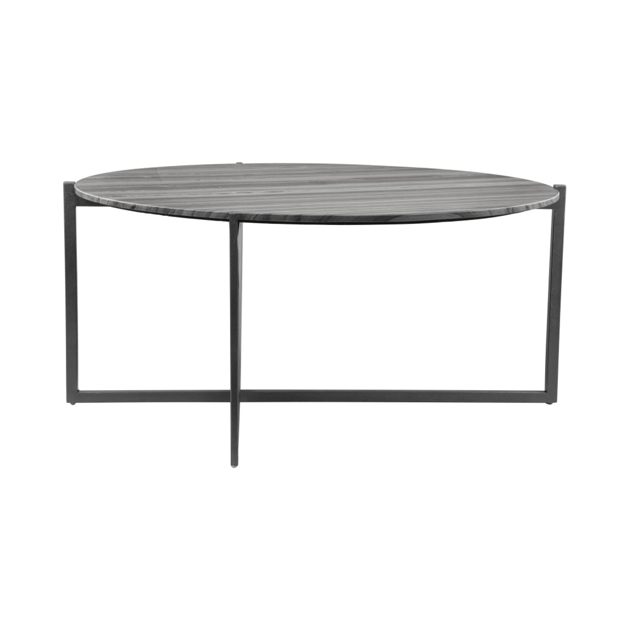 Mcbride Coffee Table Gray & Black