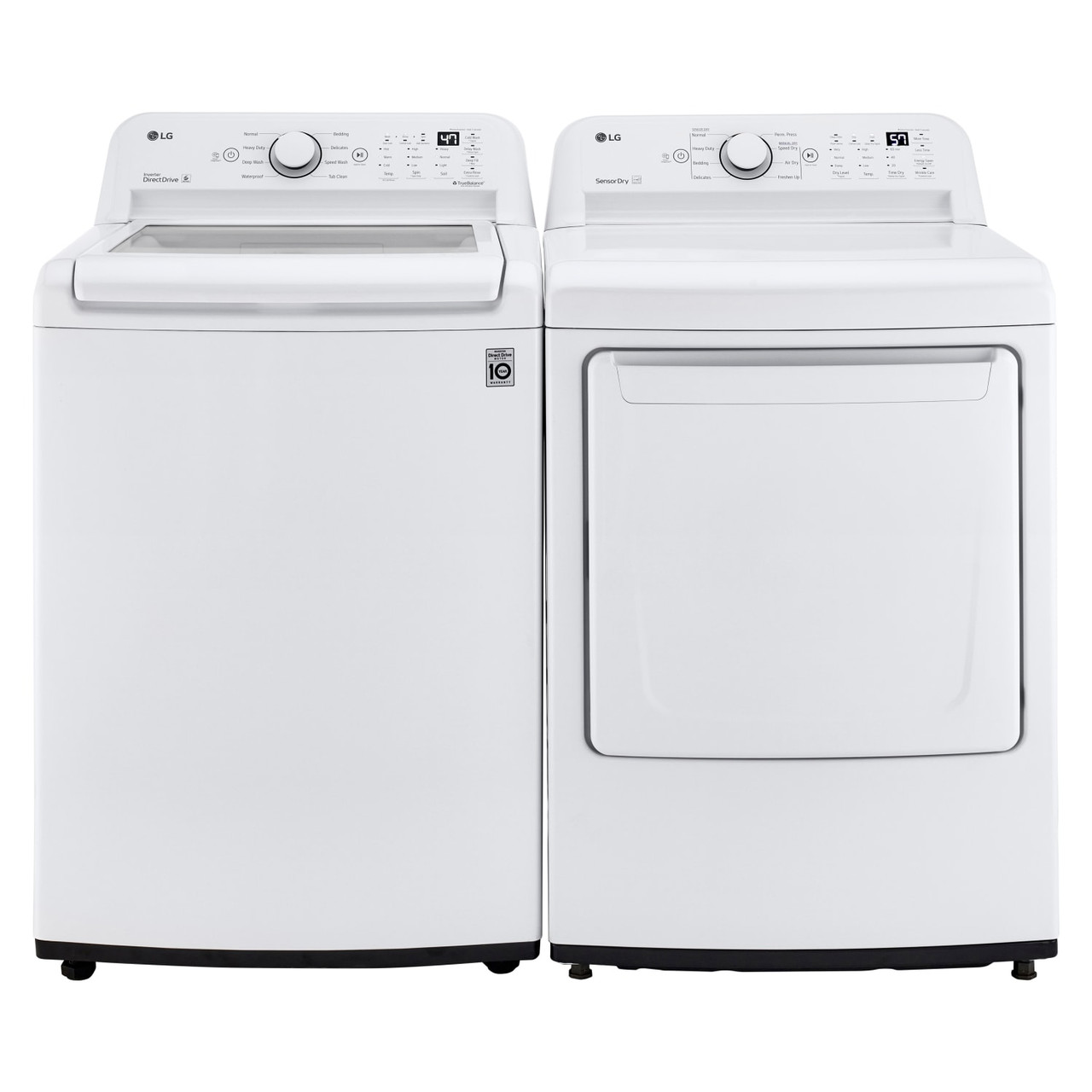 LG 7.3 cu. ft. Ultra Large Capacity Gas Dryer with Sensor Dry Technology - DLG7001W