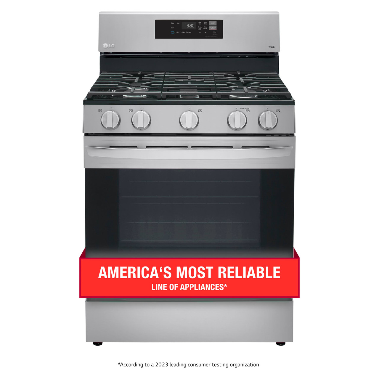 LG 5.8 cu. ft. Smart Wi-Fi Enabled Gas Range with EasyClean - LRGL5821S