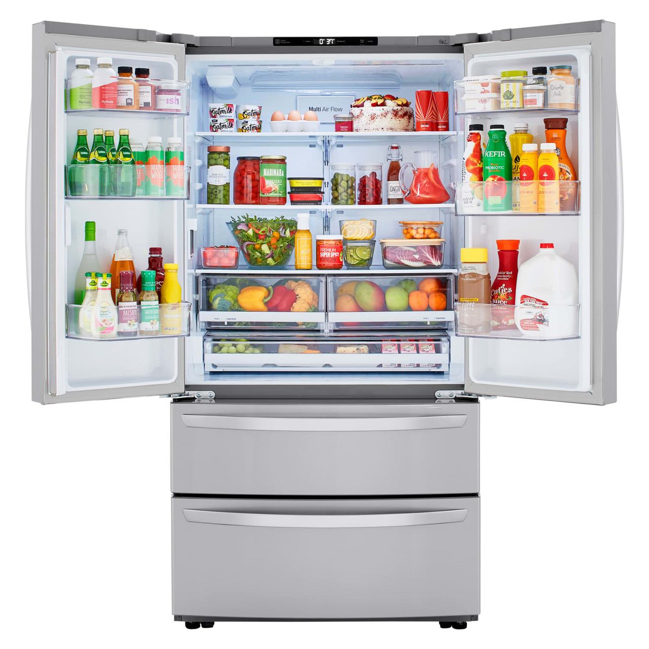 LG 23 cu. ft. French Door Counter-Depth Refrigerator - LMWC23626S