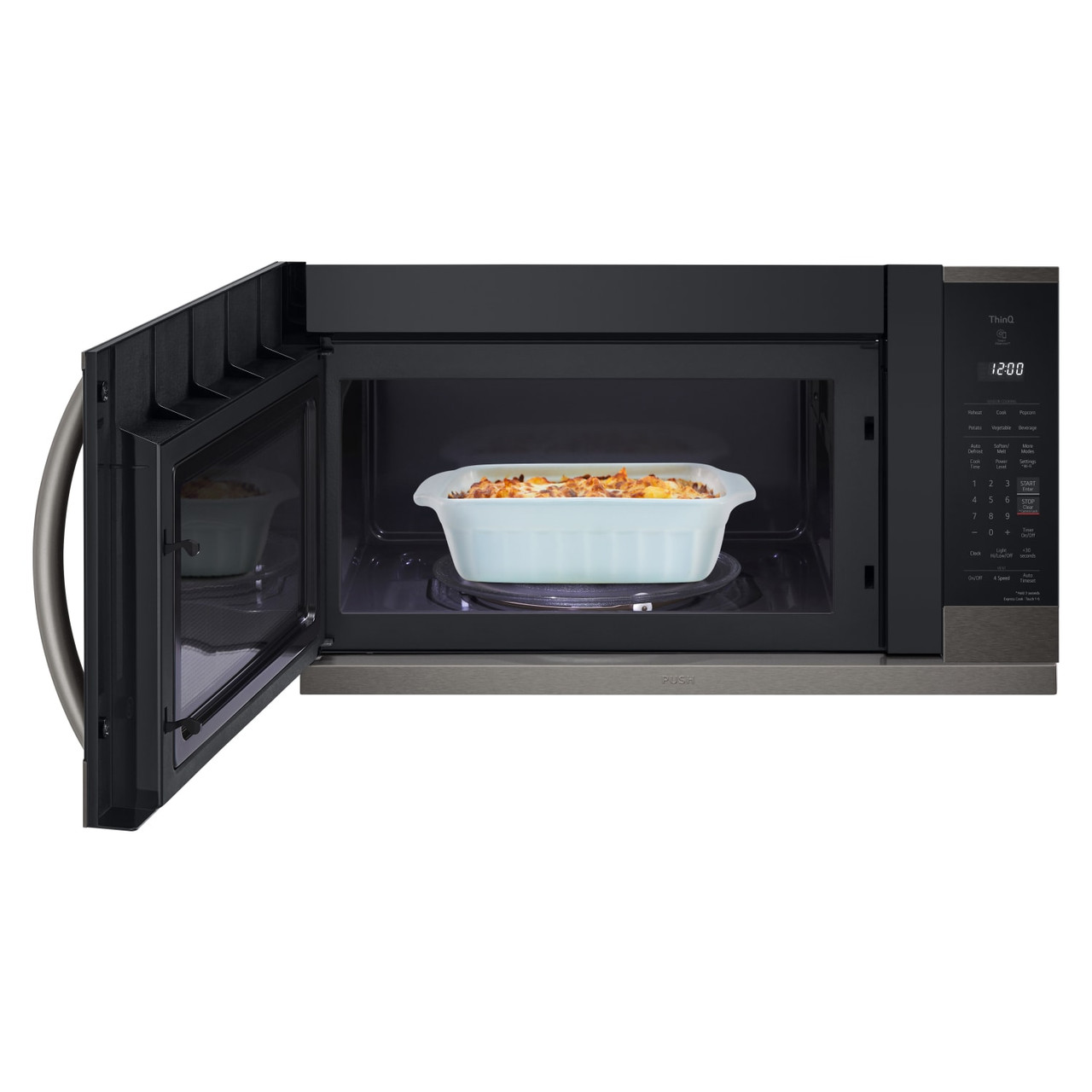 LG 2.1 cu. ft. Smart Wi-Fi Enabled Over-the-Range Microwave Oven with ExtendaVent 2.0 & EasyClean - MVEL2125D