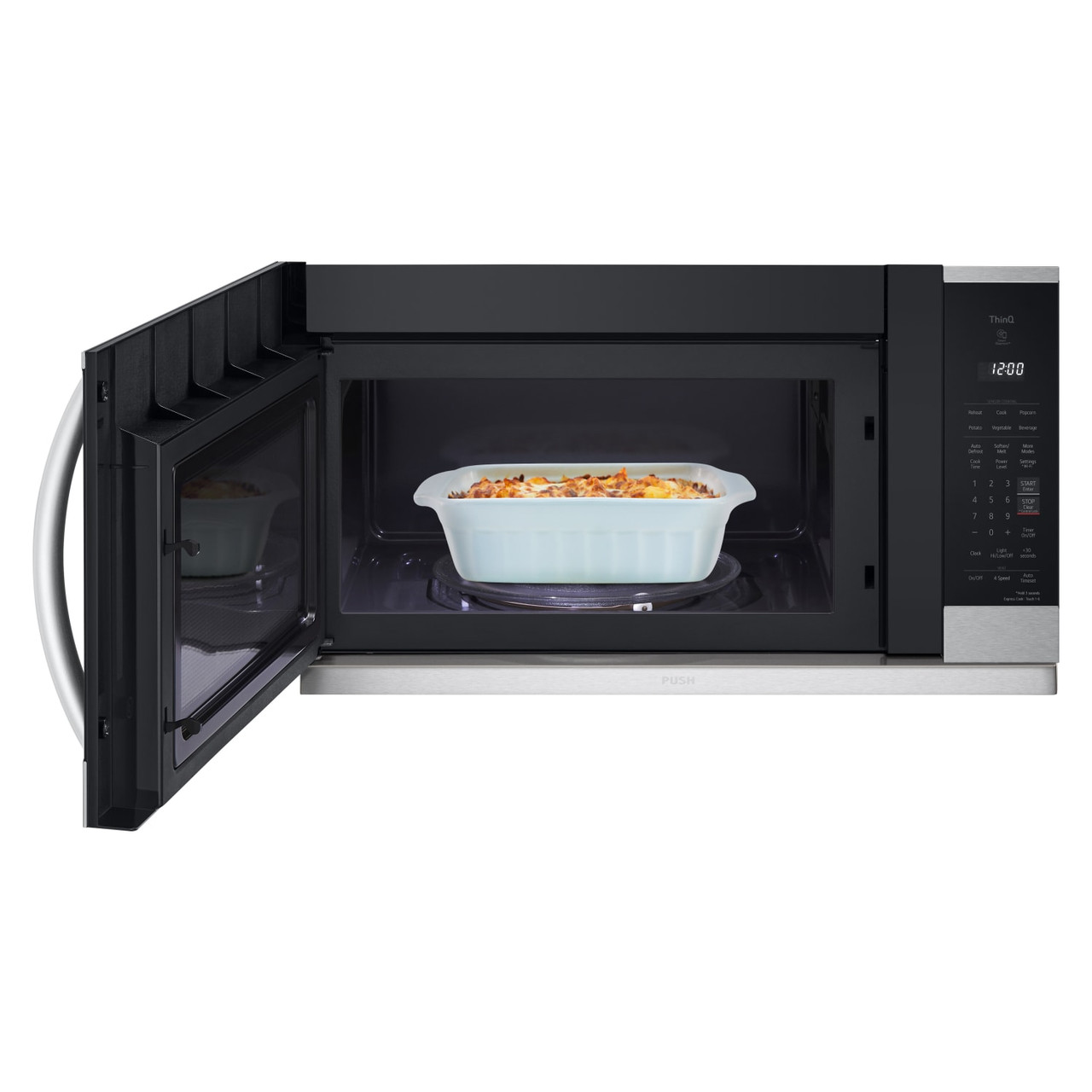 LG 2.1 cu. ft. Smart Wi-Fi Enabled Over-the-Range Microwave Oven with ExtendaVent 2.0 & EasyClean - MVEL2125F