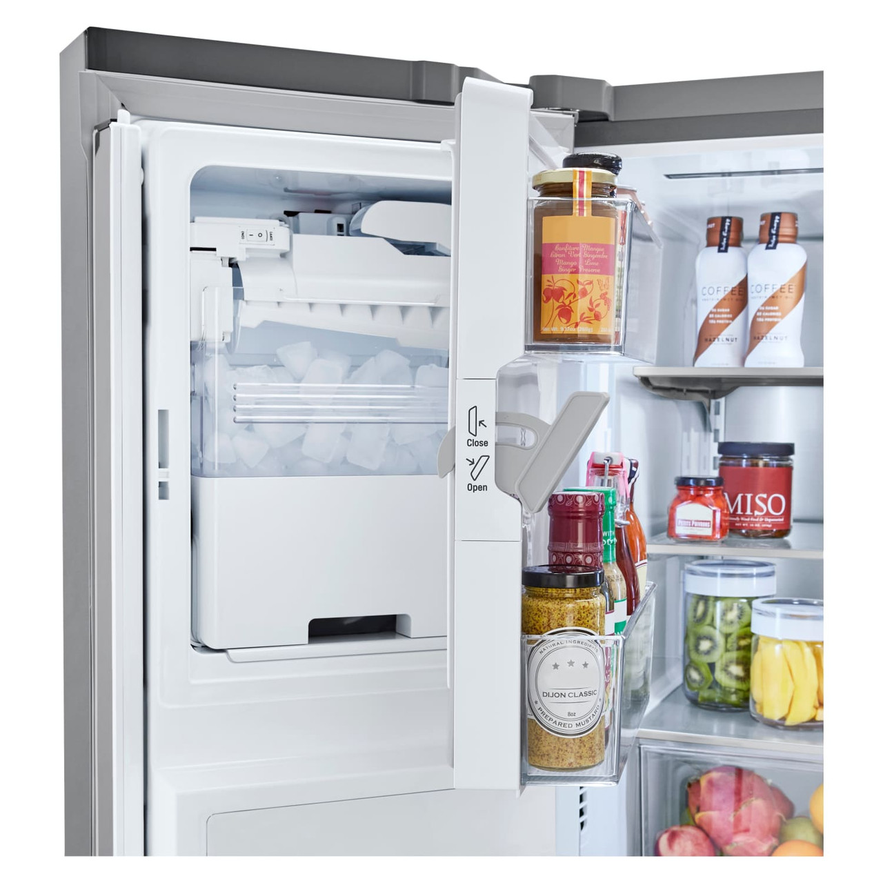 LG 24 cu. ft. Smart Wi-Fi Enabled Door-in-Door Counter-Depth Refrigerator with Craft Ice Maker - LRFDC2406S