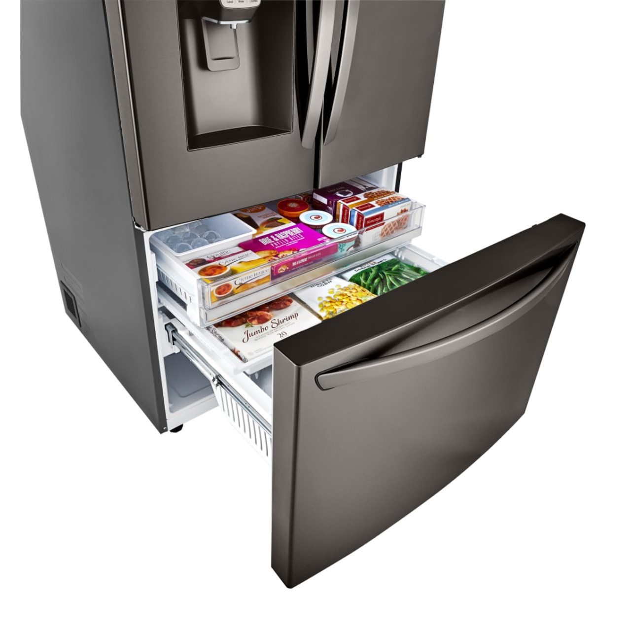 LG 24 cu. ft. Smart Wi-Fi Enabled Counter-Depth Refrigerator with Craft Ice Maker - LRFXC2416D