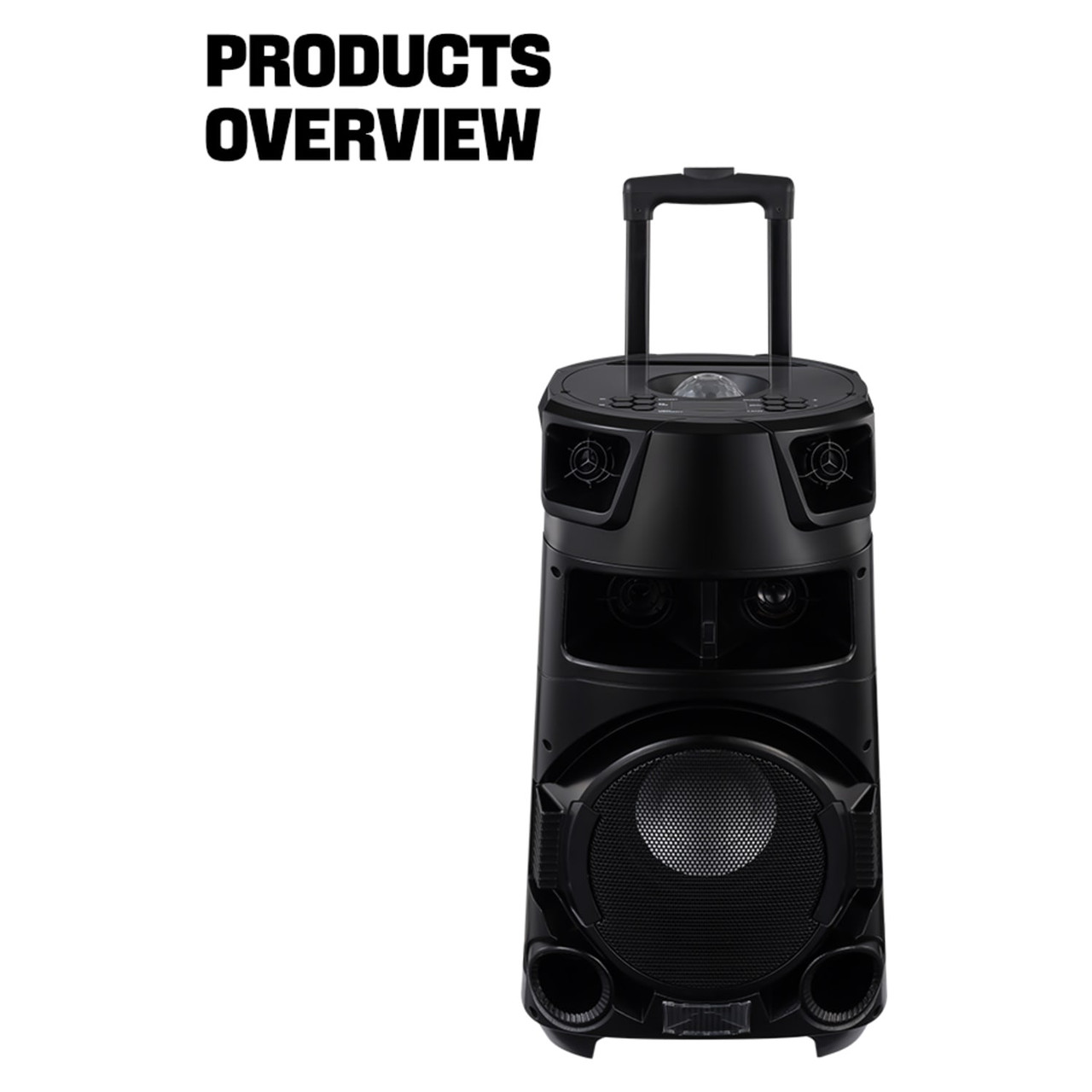 Edison Professional 2000W Bluetooth Party Speaker System - EP80