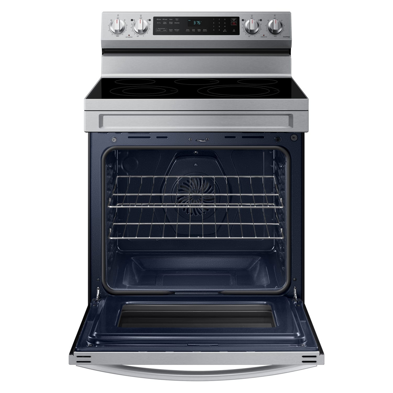 Samsung 6.3 cu. ft. Smart Freestanding Electric Range with No Pre-heat Air Fry & Convection - Stainless Steel