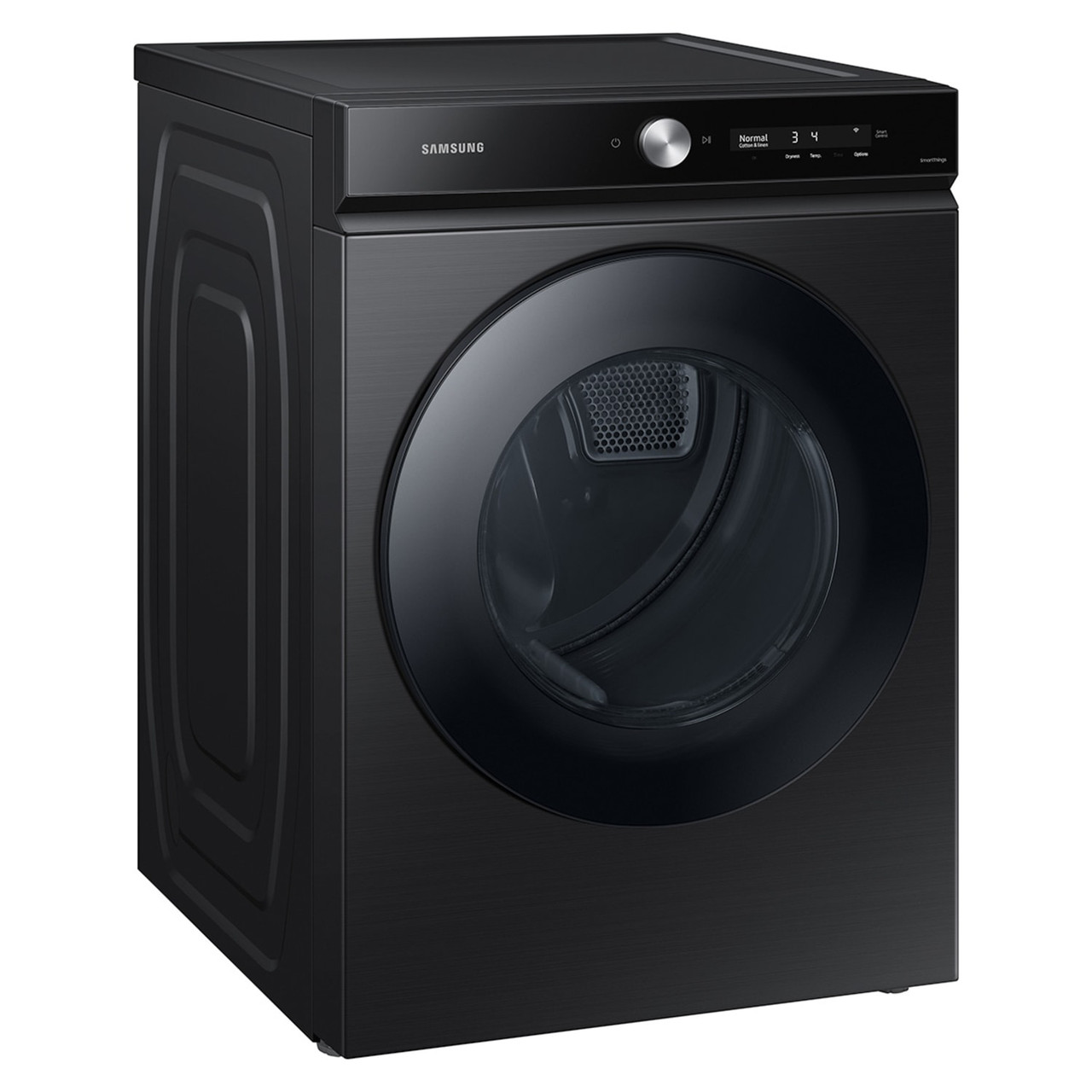 Samsung BESPOKE 7.6 cu. ft. Ultra Capacity Gas Dryer with Super Speed Dry and AI Powered Smart Dial in Brushed Black