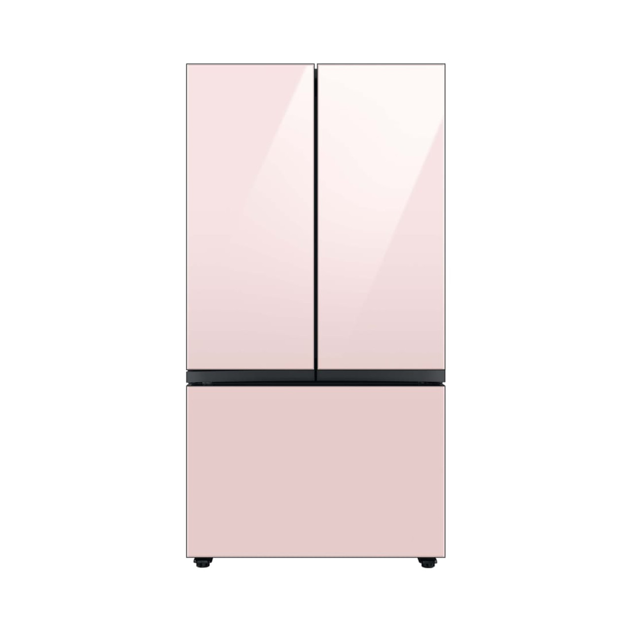 Samsung BESPOKE 3-Door French Door Top Panel  in Pink Glass