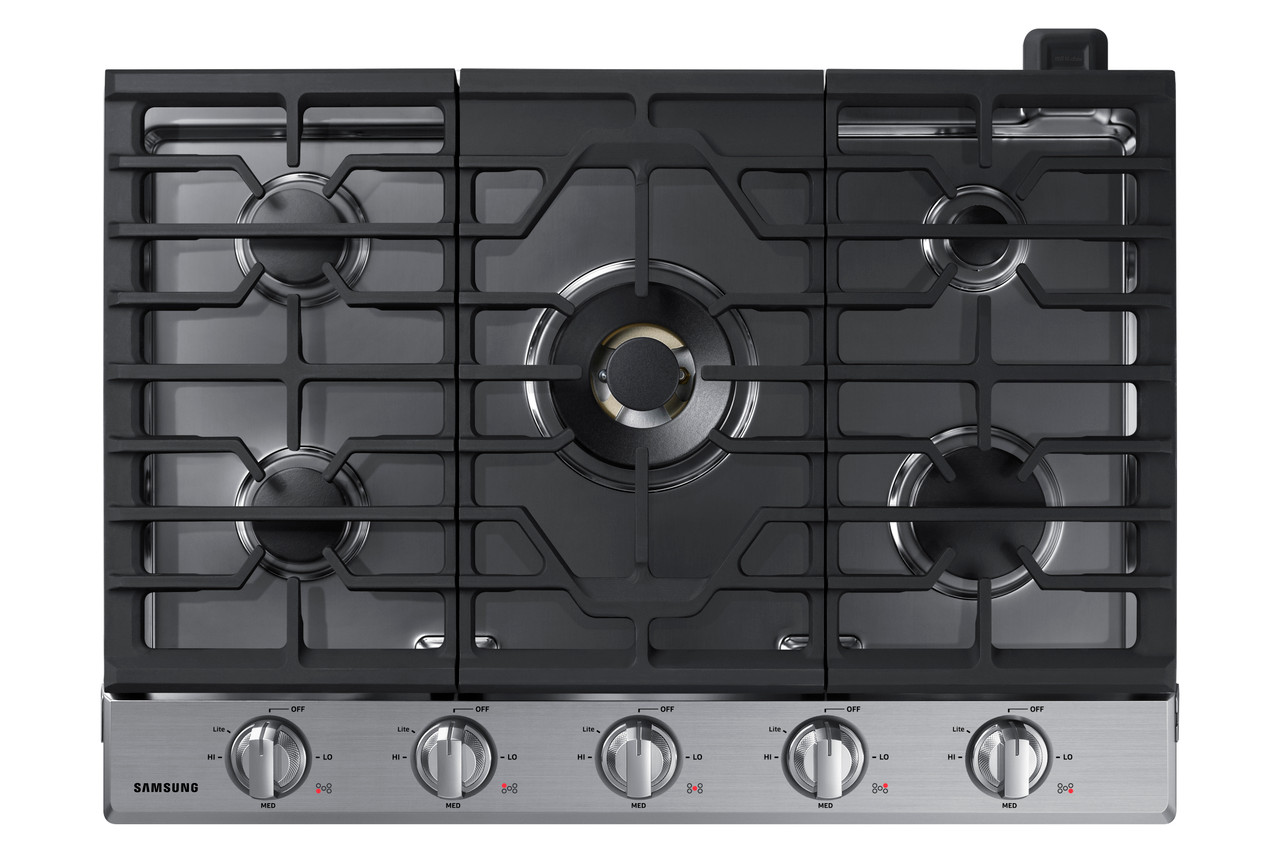 Samsung 30”, 5 Burner Cooktop in Stainless Steel - NA30N7755TS