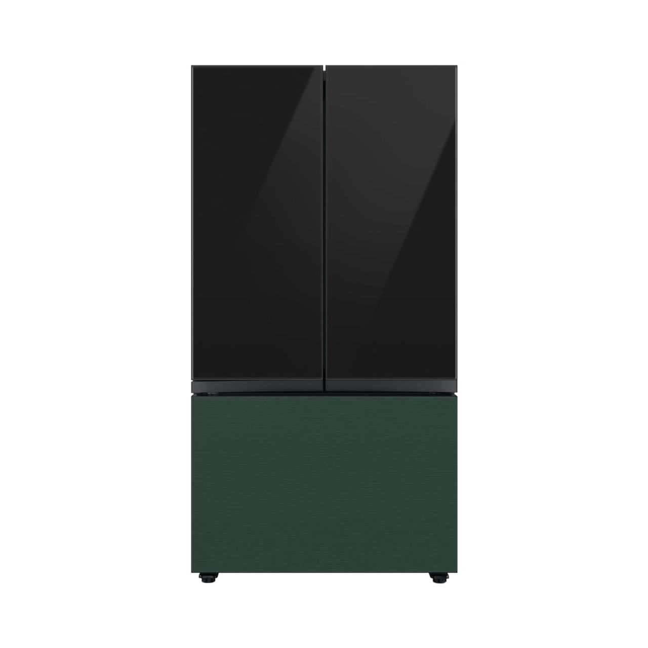 Samsung BESPOKE 3-Door French Door Bottom Panel  in Emerald Green Steel