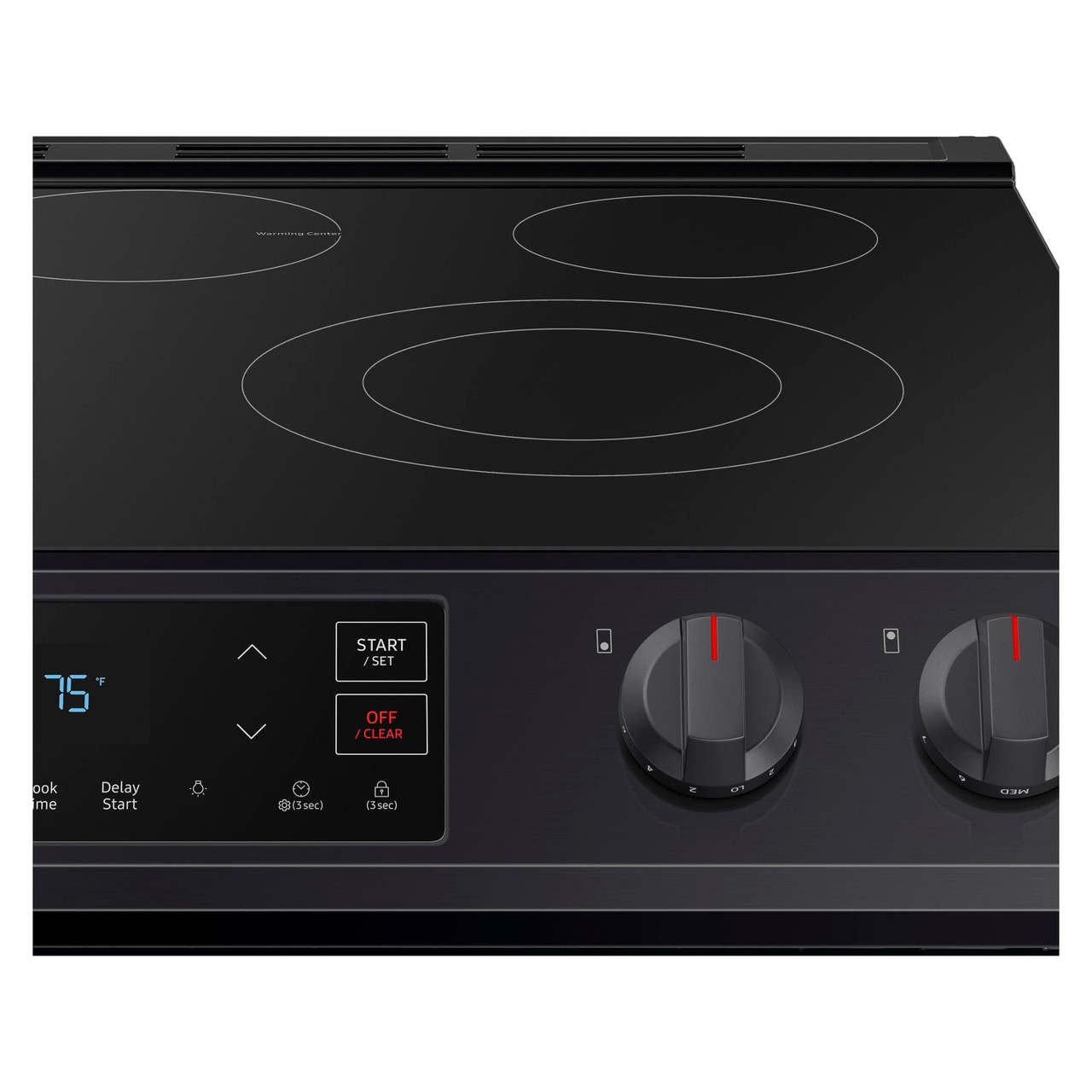 Samsung 6.3 cu. ft. Smart Slide-in Electric Range in Black Stainless Steel