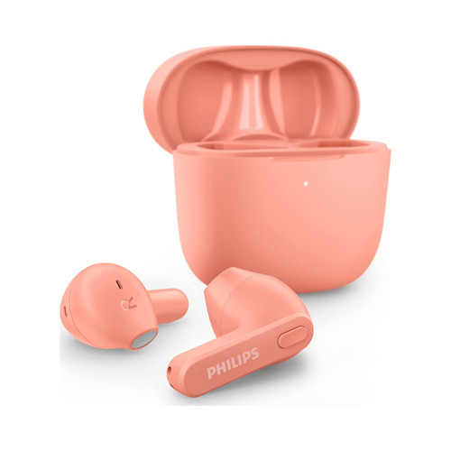 Philips True Wireless Headphones, Pink - TAT2Philips True Wireless Headphones, Pink