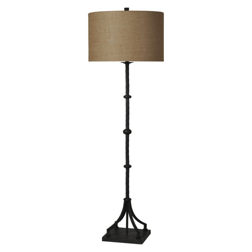 Brody Cast Iron Floor Lamp - Silo Front View