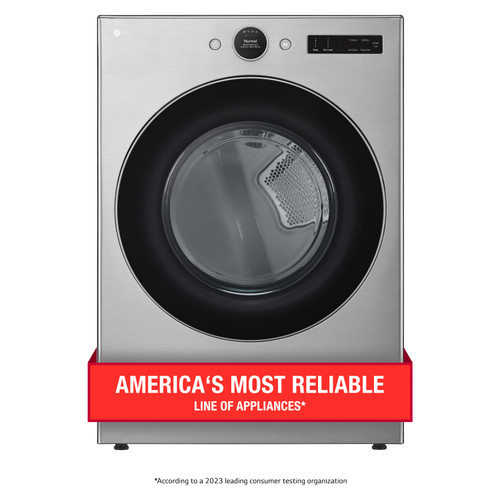 LG 7.4 cu. ft. Ultra Large Capacity Smart Front Load Electric Energy Star Dryer with Sensor Dry & Steam Technology - DLEX5500V - Belly Band