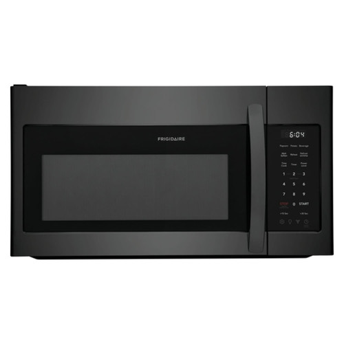Frigidaire 1.8 Cu. Ft. Over-The-Range Microwave in Black Stainless Steel - Silo Front View