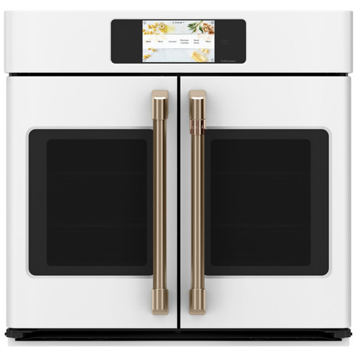 Café™ Professional Series 30" Smart Built-In Convection French-Door Single Wall Oven - Matte White - CTS90FP4NW2