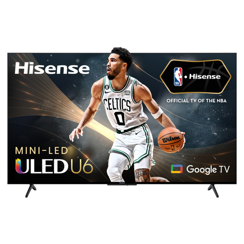 Hisense 75" Class U6 Series Mini-LED ULED 4K Google TV - 75U6K - NBA Front View