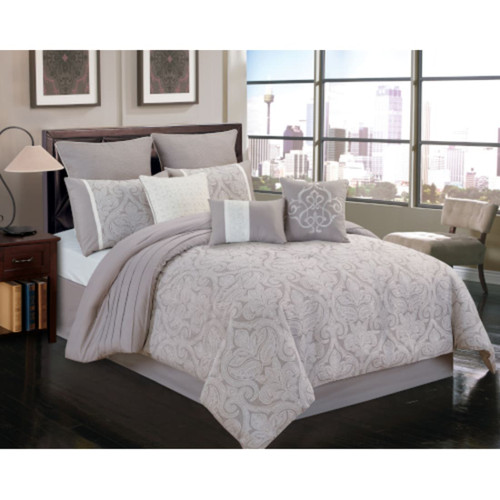 Warner 10 Piece King Comforter Set- Lifestlye Image