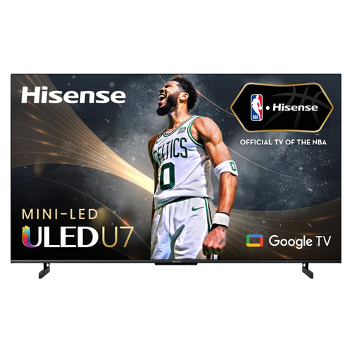 U7 Series Mini-LED ULED Hisense Google TV - Front Facing Silo