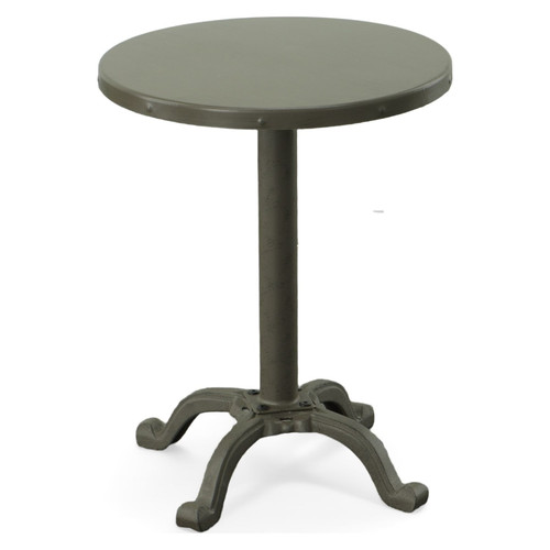 Irene Adjustable Vintage Table, Industrial - Front Facing Silo Image
