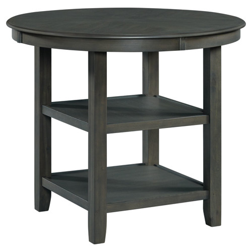 Amherst Gray Counter Table - Silo Angled View