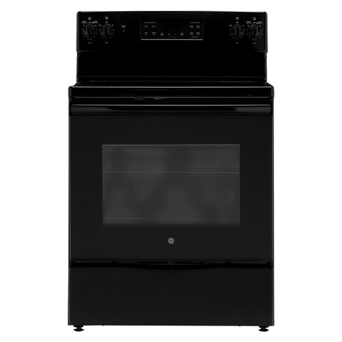 GE® 5.3 cu. ft. Free-Standing Electric Range - Silo Front View