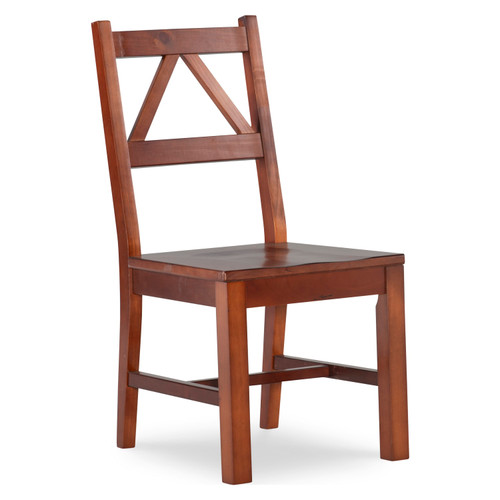 Westerly Cognac Chair - Silo Angled View