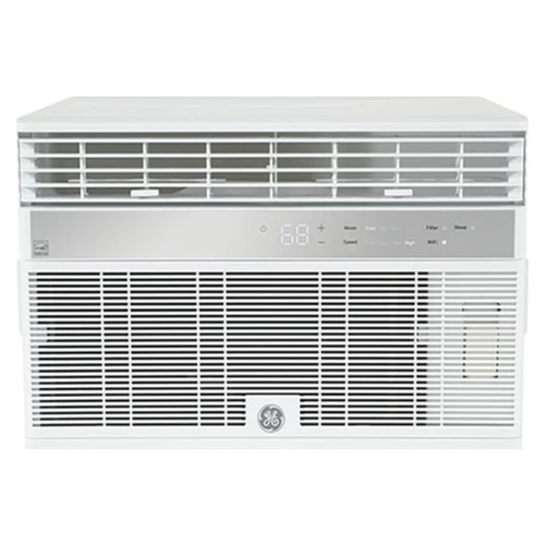 GE® 12,000 BTU Smart Electronic Window Air Conditioner - Silo Front View