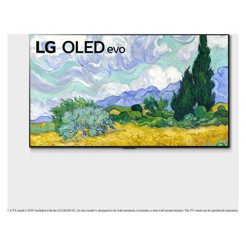 LG G1 65" Class with Gallery Design 4K Smart OLED TV w/AI ThinQ® - Silo Front View