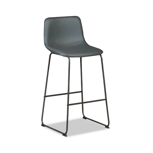 Quinn Collection Gray Metal 30" Counter Stool