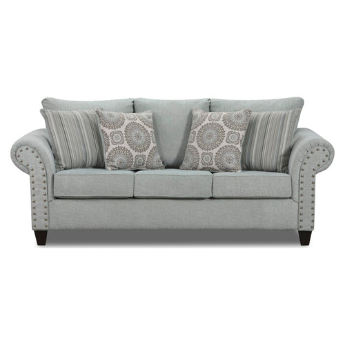 Marisol Spa Chenille Sofa - Front Facing Silo