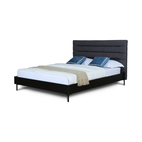 Schwamm Queen Bed in Grey