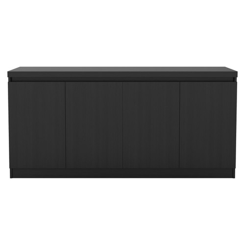 Viennese Sideboard in Black Matte - Silo Front View