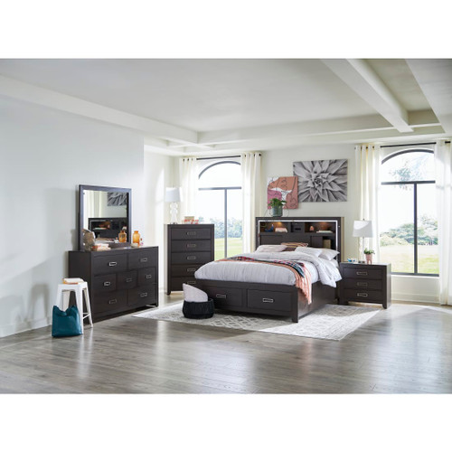 Rhapsody Collection Gray King Bedroom Set