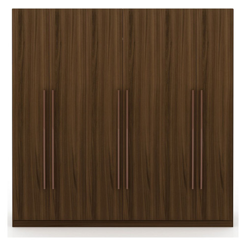 Gramercy Wardrobe Armoire Closet in Brown