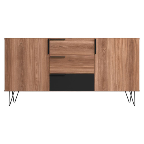 Beekman 62.99" Sideboard in Brown and Black - Front Facing Silo Image