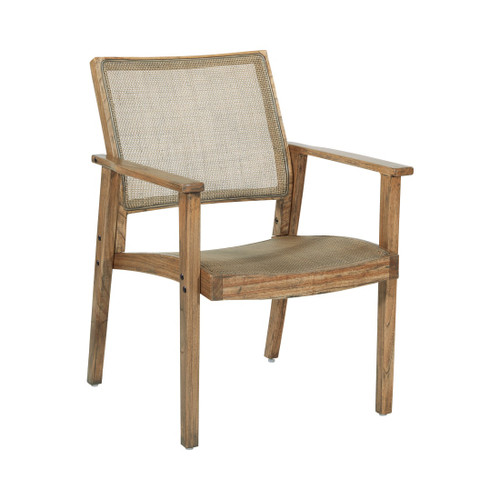Lavine Cane Armchair with Rustic Natural Frame