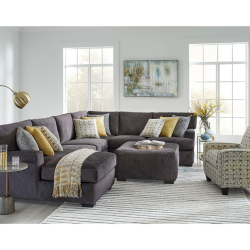 Boulevard Sectional - LSF Corner Sofa, Armless Loveseat, & RSF Chaise - BLVDLSF3PCSEC - Lifestyle