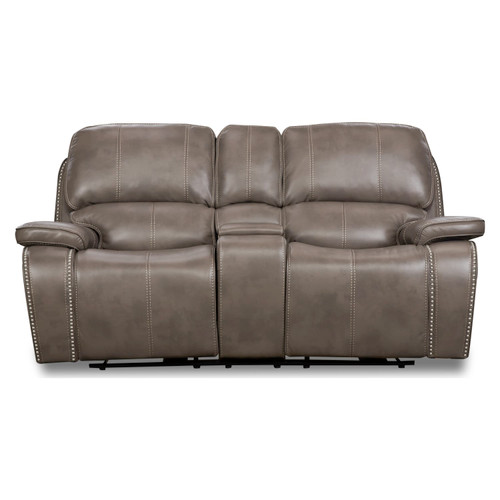 Jamestown Motion Reclining Console Loveseat - Front View