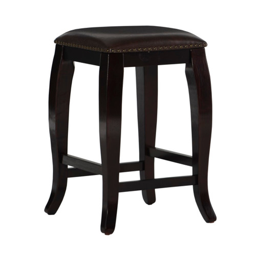 Barlowe Counter Stool Brown - Front View