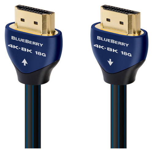 AudioQuest BlueBerry 4K-8K 18Gbps 5ft HDMI Cable - HDM18BLU150