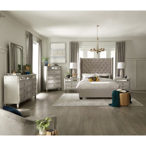 Bryant Park Bedroom - Bed, Dresser & Mirror - Queen